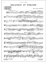 Soliloque et Forlane - Reynaldo Hahn - Partition - Alto